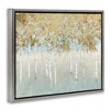 Stupell Industries Abstract Gold Tree Landscape Floating Frame Canvas Art - 2 of 4