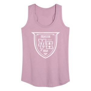 Women's - Monster High - Monster High Crest Graphic Racerback Tank - 1 of 4