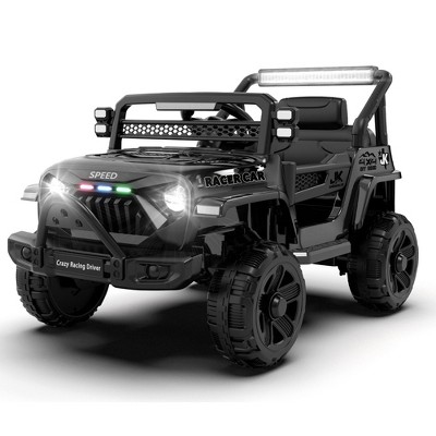 Lomsoe 12V Kids Ride On Electric Truck Car W/Parents Control,2WD,Four-wheel suspension,Early education function,Adjustable volume,USB,MP3,Bluetooth