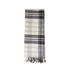 Hand Woven Plaid Throw Blanket Black Cotton by Foreside Home & Garden - 4 of 4