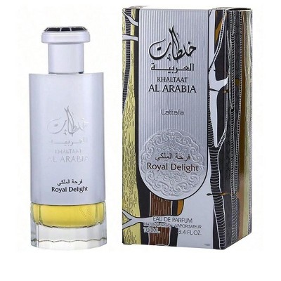 Lattafa Khaltaat Al Arabia Royal Delight By Lattafa Unisex Apple, Fruity Notes, Nutmeg, Musk, Amber Eau De Parfum Spray 3.4 Oz