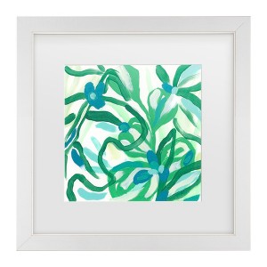 Trademark Fine Art - June Erica Vess  Jungle Melody Ii Matted Framed Art - 1 of 4