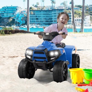Sevobal Toy Vehicles Kids ATV Quad Ride On Car Toy, for Boys and Girls 3-8 Years Old, Blue, 24.8"*16.5"*16.7" - 1 of 4