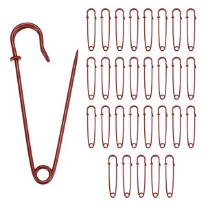 Unique Bargains Sewing Upholstery Spring Lock Blanket Bulk Large Safety Pins 30 Pcs - 1 of 4