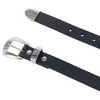 Wrangler Women's 3 Piece Belt with Veg Tanned Leather - 2 of 4