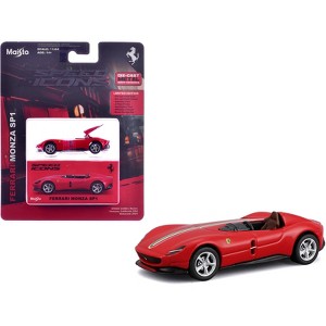 Ferrari Monza SP1 Red with Italian Flag Stripes 