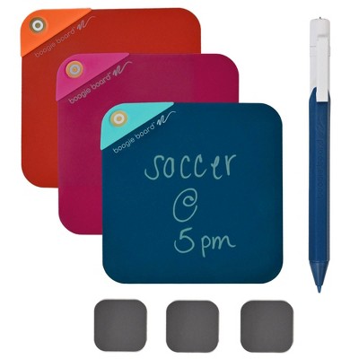 Boogie Board VersaNotes Reusable Notes 4"x4" Starter Pack: LCD Writing Tablet for Kids, Drawing Pad with Stylus, Battery Included