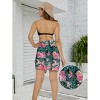 HAPPY BAY Women's Beachwear Summer Beach Wrap Bikini Wraps Sarong Skirt Swimsuit Swimwear Coverups Swim Cover Ups for Womens One Size Green,Leaf - 2 of 4