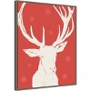 Amanti Art Seasonal Shades IV Reindeer by Anne Tavoletti Canvas Wall Art Print Framed 23-in. x 28-in. - 3 of 4