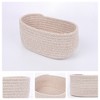 Unique Bargains Woven Storage Organizer Decor Storage Basket 3 Pcs - 2 of 4