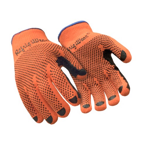 Refrigiwear Herringbone Grip Work Gloves With 3-finger Dip (medium