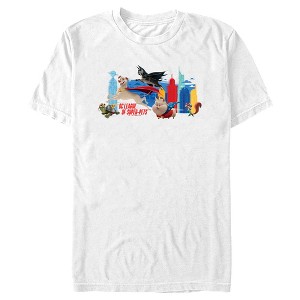 Men's DC League of Super-Pets Metropolis Groupshot T-Shirt - 1 of 4