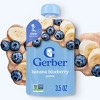 Gerber Toddler Baby Food Pouch - Banana Blueberry - 3.5oz - 2 of 4