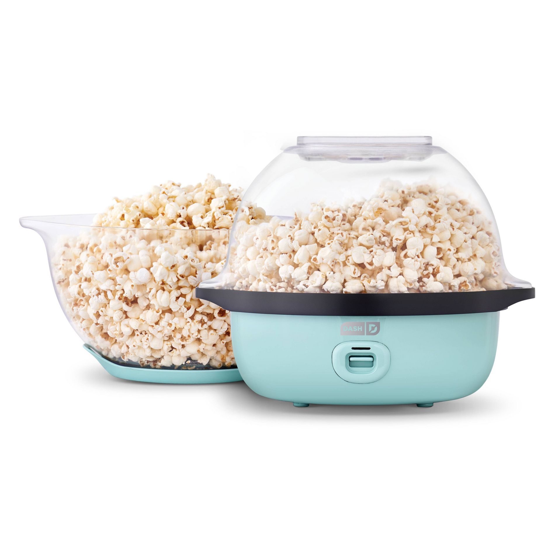 Dash 6qt SmartStore Stirring Popcorn Maker - Aqua: Electric Popcorn Popper, 850W, Hand Wash, 1-Year Warranty