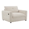 Merax Modern 42" Wide Seat Armchair with Dual-Port Charger and Tufted Design - 2 of 4