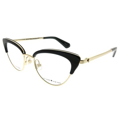 Kate Spade  807 Womens Cat-Eye Eyeglasses Black 50mm