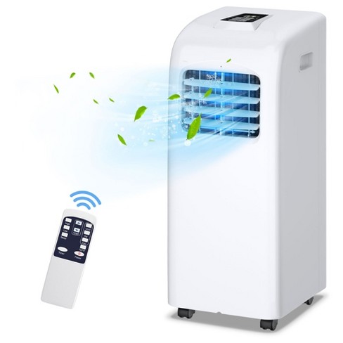 Costway 8000 Btu Ashrae Portable Air Conditioner & Dehumidifier Function  Remote W/ Window Kit : Target