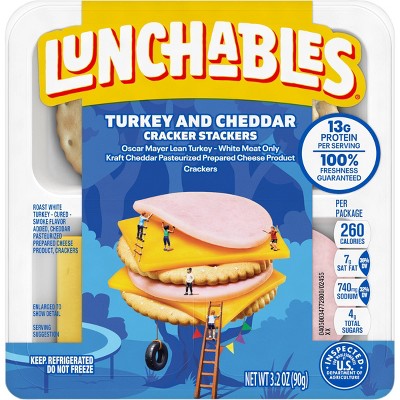 Oscar Mayer Lunchables Turkey & Cheddar Cheese with Crackers - 3.2oz