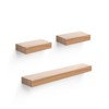 FONTOI 23.62" Floating Shelves, Wall Mounted Shelves for Bathroom, Living Room, Kitchen, Hanging Shelf for Books/Decor, Maple, 5.91"*1.57"*23.62" - 4 of 4