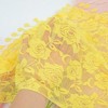 Anna-Kaci Women's Sheer Floral Lace Triangle Mantilla Scarf Lightweight Tassel Shawl Wrap Head Scarf - 4 of 4
