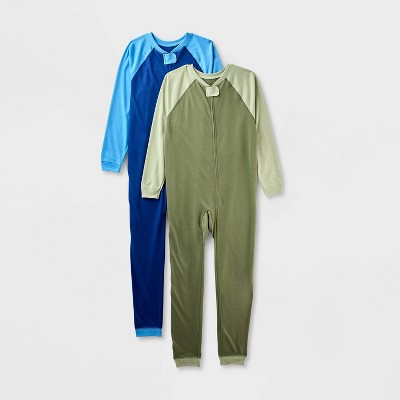 Kids' 2pk Adaptive Reversible Pajamas - Cat & Jack™ Coral Red/Lavender