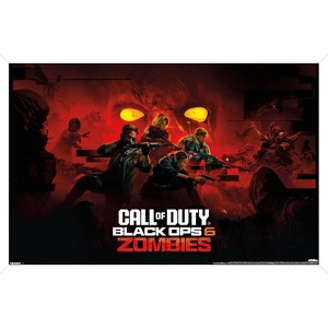 Trends International Call Of Duty: Black Ops 6 - Zombies Key Art Framed Wall Poster Prints - 1 of 4