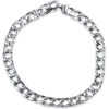 Pompeii3 Men's Curb Link 14k Gold (17gram) or Platinum (27gram) 6.5mm Bracelet 8.25" - 4 of 4