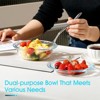 Itopfox Mini Glass Casserole Dish with Lid, Oven & Microwave Safe Bakeware, Versatile for Baking Serving & Storing Food Perfect Gift for Any Occasion - 3 of 4