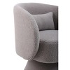 CAVINAS 360° Swivel Barrel Chair,Accent Chair with Hidden Rotation Mechanism for Living Room,Bedroom - 2 of 4