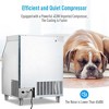 Commercial Ice Maker Machine, 200LBS/24H Stainless Steel ice Maker Machine 120L Ice Storage Capacity, Self Cleaning, - 4 of 4