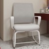 JUJABU Minimalist Modern Office Chair with Metal Frame, Soft Comfort, Home & Office Friendly - 3 of 4