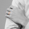 Black Bow Jewelry 5mm 10K Rose, White, or Yellow Gold Half Round Milgrain Standard Band - 2 of 3