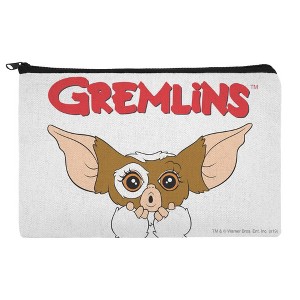 Gremlins Gizmo Logo Makeup Cosmetic Bag Organizer Pouch - 1 of 4