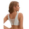 INSPIRE CHIC Women's Deep V Push Up Wirefree Seamless Mesh Plunge Bras Light and Breathable Minimizers - 2 of 4
