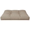 vidaXL Pallet Cushion Taupe 31.5"x31.5"x4.7" Fabric - 4 of 4