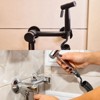 Unique Bargains Plastic Flexible Telescopic Toilet Faucet Sprayer Basin Showers Bidet Sprayer Tube - 3 of 4