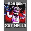 Five Nights at Freddy's Sister Location Say Hello Boy's Charcoal Heather T-shirt - 2 of 3