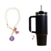 Unique Bargains Pearl Chain Bow Water Cup Pendant 1 Pc - 3 of 4