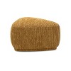 Pebble 26in Rounded Triangle Cocktail Ottoman, Mustard Yellow Tweed - 4 of 4