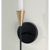 Capital Lighting Avant 1 - Light Wall Light in  Aged Brass, Black - 2 of 4