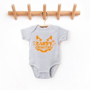 The Juniper Shop Candy Monster Puff Print Baby Bodysuit - 1 of 3