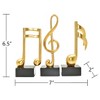 Adam & Friends Muscial Notes, 16Th, Double 16Th & Treble Clef Sculpture | 3-Pack - 4 of 4