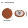 Unique Bargains Round Metal Sewing Cloth Covered Button 10 Pcs - 2 of 4