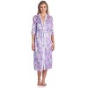 Casual Nights Women's Satin 2 Piece Robe and Nightgown Set - 2 of 4