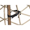 Osparple 2-Seat Hammock Egg Chair with Stand,Brown Wicker Rattan Patio Egg Swing Chair with UV Resistant Cushion for Indoor Outdoor Porch - 4 of 4