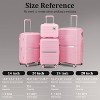 Vynxaria 4-Piece PP Lightweight Luggage Set (14/20/24/28) - Expandable, TSA Lock, Spinner Wheels - 2 of 4