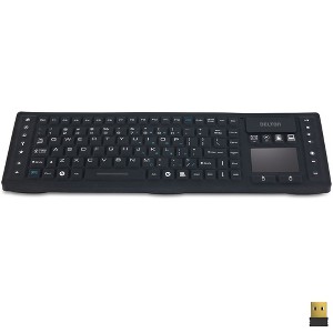 Delton M90 Medical Grade Airtight Waterproof Wireless Backlit Computer Keyboard & Touchpad, Black - 1 of 4