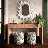 Dex Leopard Jacquard Ottoman Taupe - 2 of 4