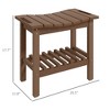 ORRD Storage Bench with Handle, Waterproof Shower Stool & Entryway Seat, Non-Slip Pads for Indoor Outdoor Use - 2 of 4