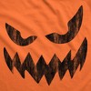 Mens Wavy Mouth Wayne Pumpkin T Shirt Funny Halloween Jack O Lantern Terrifying Smile Tee For Guys - Crazy Dog Men's T Shirt - 2 of 4